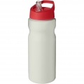 H2O Active® Eco Base 650 ml sportinis buteliukas su snapelio dangteliu, Dramblio kaulo balta / raudona