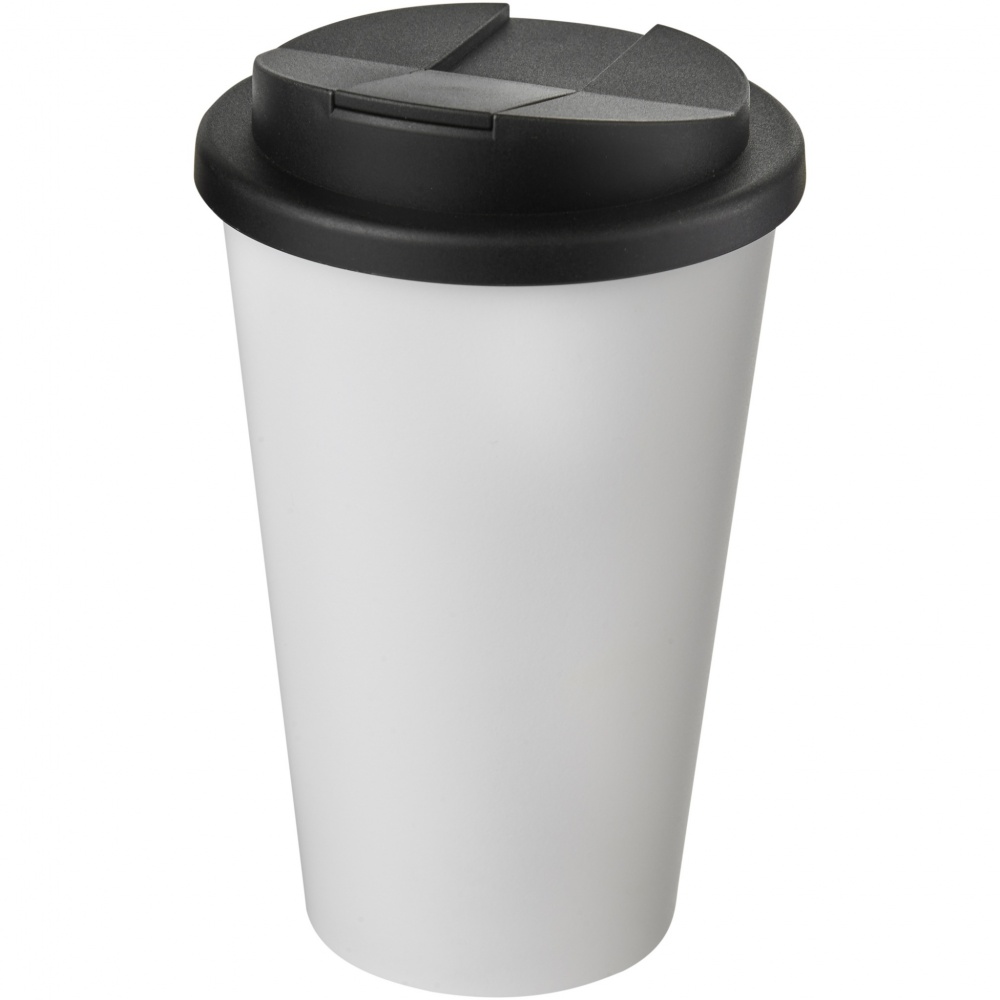 Logotrade dovana nuotrauka: Americano® 350 ml stiklinė su nepraleidžiančiu dangteliu