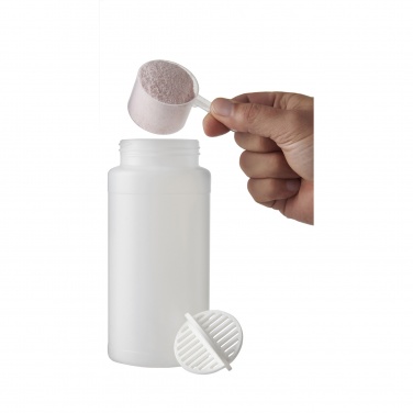 Baseline Plus 500 ml gertuvė-šeikeris, Balta / matinė permatoma – detalės vaizdas 4