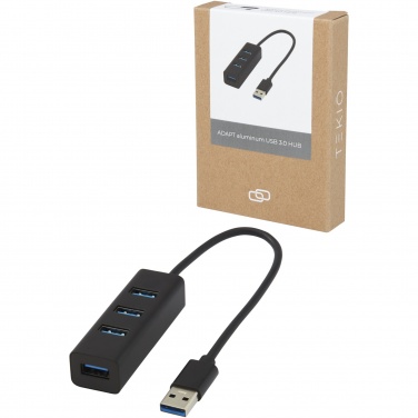 Logotrade dovana nuotrauka: ADAPT aliuminio USB 3.0 šakotuvas