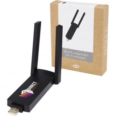 ADAPT vienos juostos Wi-Fi kartotuvas su logotipu – detalės vaizdas 5