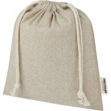 Pheebs 150 g/m² GRS perdirbtos medvilnės dovanų maišelis vidutinis 1,5 l