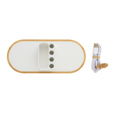 Logotrade reklaminės dovanos nuotrauka: Ontario RCS rplastic 10W dvigubas belaidis ryšys