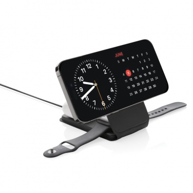 Swiss Peak RCS rPU 15W 3-in-1 magnetinis belaidis įkroviklis, detalus vaizdas, juodas (2)