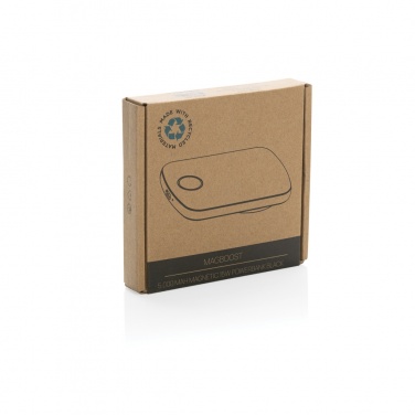Juodas MagBoost RCS 5 000 mAh magnetinis akumuliatorius — personalizuojamas logotipu, pakuotės vaizdas, Logo.ee