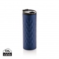 Geometrinis termo puodelis 350 ml, mėlyna