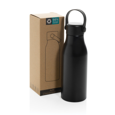 Pluto gertuvė iš RCS sertifikuoto perdirbto aliuminio 680 ml, juodas – detalės vaizdas 9