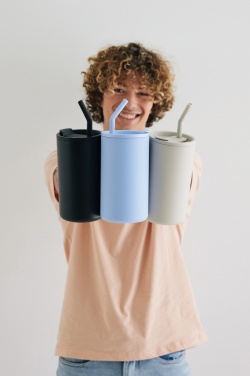 Logotrade reklaminiai produktai nuotrauka: Cube RCS sertifikuotas perdirbto plieno puodelis 800ml