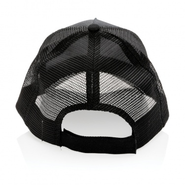 Logotrade reklaminės dovanos nuotrauka: Impact AWARE™ Brushed rctton 5 panel trucker cap, 190gr