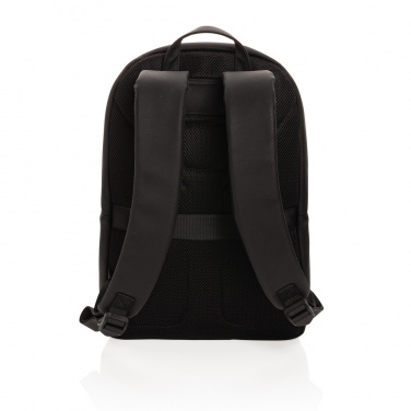 Swiss Peak liukso PU nešiojamojo kompiuterio kuprinė be PVC, detalus vaizdas (4)
