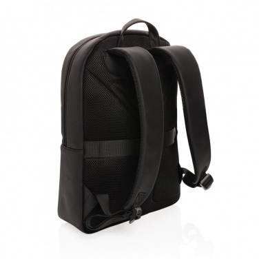 Swiss Peak liukso PU nešiojamojo kompiuterio kuprinė be PVC, detalus vaizdas (5)