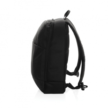 Swiss Peak AWARE™ moderni 15,6 colių nešiojamojo kompiuterio kuprinė, detalus vaizdas, juodas (2)