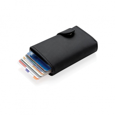 Logotrade firminės dovanos nuotrauka: Standartinis aliuminio RFID kortelių laikiklis su PU pinigine