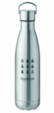 Dvigubų sienelių gertuvė 500 ml su logotipu – detalės vaizdas 4