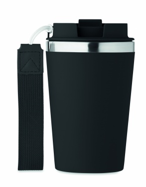 Dvisienis stiklainis 350 ml, Juoda – detalės vaizdas 3