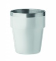 Puodelis dvigubomis sienelėmis, 250 ml, Baltas