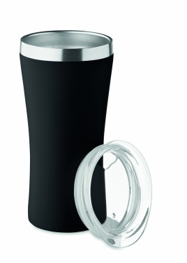Dvigubos sienelės stiklinė 160 ml, Juoda – detalės vaizdas 3