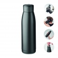Šildanti ir vėsinanti dvigubų sienelių gertuvė 400 ml, Juoda