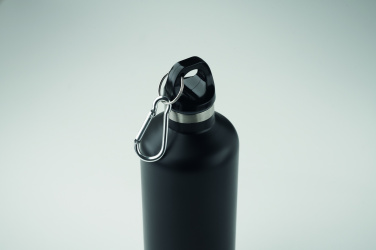 Dvigubų sienelių gertuvė 500 ml, Juoda – detalės vaizdas 4