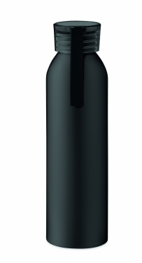 Perdirbto aliuminio butelis 600 ml, Juoda – detalės vaizdas 3