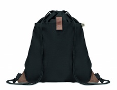 Perdirbtos medvilnės maišelis su raišteliu