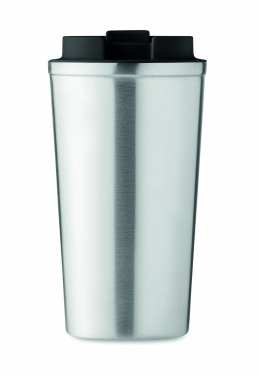 Dvigubos sienelės stiklinė 510 ml, Mattas Sidabras – detalės vaizdas 5