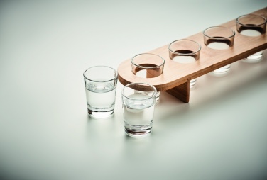 6 stiklinių rinkinys – detalės vaizdas 4, Mediena