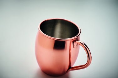 Kokteilių varinis puodelis 400 ml – detalės vaizdas 7, Mattas Auksas