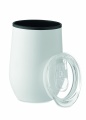 Termo puodelis dvigubomis sienelėmis Chin Chan 350 ml, Baltas