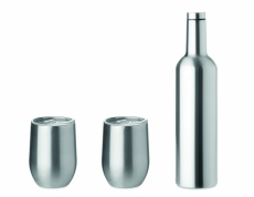 Dvigubų sienelių gertuvės ir 2 puodelių rinkinys CHIN SET