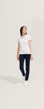 PERFECT WOMEN POLO 180g su logotipu – detalės vaizdas 3