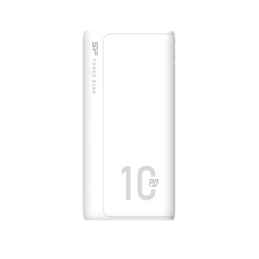 POWER BANK SILICON POWER QP15 10000 MAH, baltas – detalės vaizdas 2
