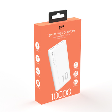 POWER BANK SILICON POWER QP15 10000 MAH, baltas – detalės vaizdas 6