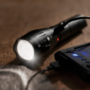 Logotrade reklaminės dovanos nuotrauka: Žibintuvėlis DELGADA Schwarzwolf