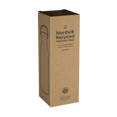 Nordvik RCS Recycled Steel 500 ml gertuvė, sidabrinė – detalės vaizdas 3