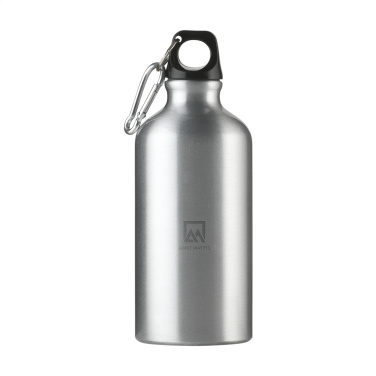 AluMini GRS 500 ml perdirbto aliuminio vandens butelis, sidabrinis – detalės vaizdas 5