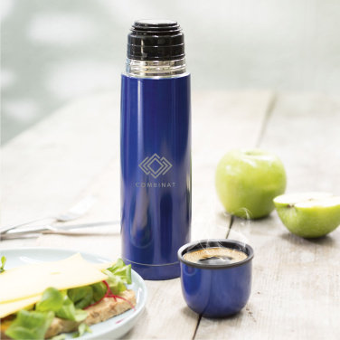 ThermoColour RCS termosas iš perdirbto plieno 500 ml, metalizuotas mėlynas – detalės vaizdas 2