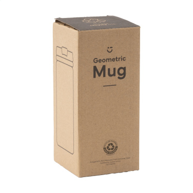 Geometric Mug RCS termopuodelis iš perdirbto plieno 280 ml, mėlyna – detalės vaizdas 5