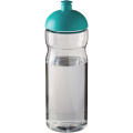 H2O Active® Eco Base 650 ml sportinis buteliukas su kupoliniu dangteliu, Skaidrus / Aqua mėlynas