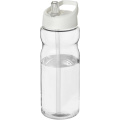 H2O Active® Eco Base 650 ml sportinis buteliukas su snapelio dangteliu, Skaidrus/baltas