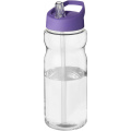 H2O Active® Eco Base 650 ml sportinis buteliukas su snapelio dangteliu, Skaidrus / violetinis