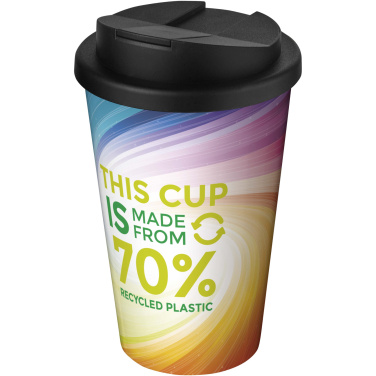 Brite-Americano® Eco 350 ml termo puodelis su dangteliu nuo išsiliejimo, juodas – produkto nuotrauka