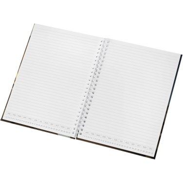 Logotrade verslo dovanos nuotrauka: Desk-Mate® A5 kieto viršelio dienoraštis be datos