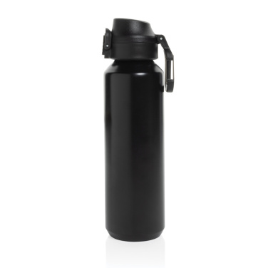 Via RCS Re-steel užrakinamas sportinis butelis 600 ml, juodas – detalės vaizdas 4