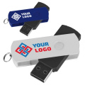 Metalinė ir plastikinė USB atmintinė, daugiaspalvis