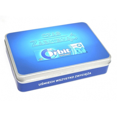 Logotrade verslo dovanos nuotrauka: Metalinė dėžutė 18x12,6x4 cm