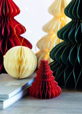 Logotrade firminės dovanos nuotrauka: Kalėdinių eglučių pakabukas iš popieriaus