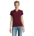 PERFECT WOMEN POLO 180g, Burgundija