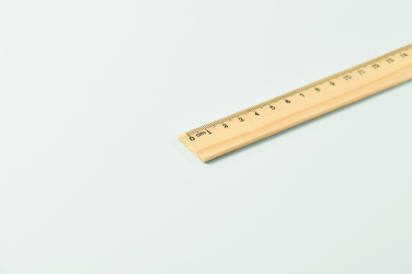 Logotrade reklaminės dovanos nuotrauka: Medinė liniuotė 20 cm
