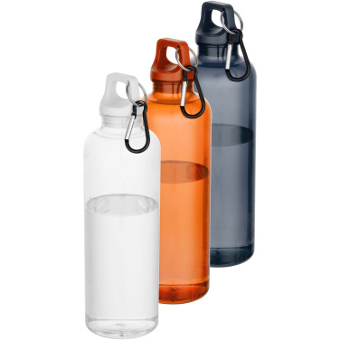 Logotrade reklaminės dovanos nuotrauka: Oregon 750 ml RCS perdirbto plastiko vandens butelis su karabinu